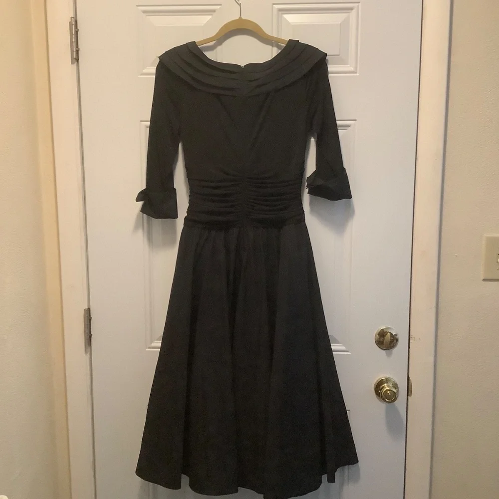 Jessica Howard| 50’s Style Black Evening Dress Sz 6 Wedding Chorale Choir - Picture 11 of 11